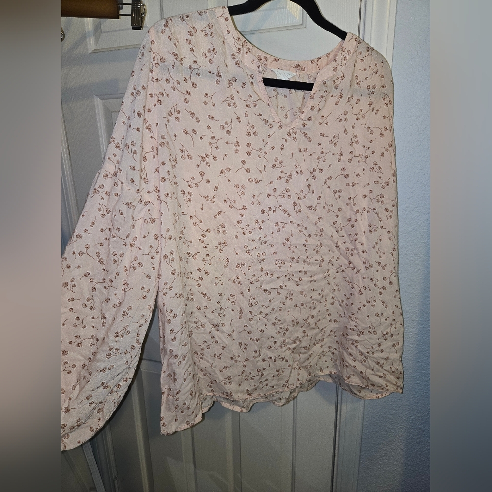 Floral Pink Blouse